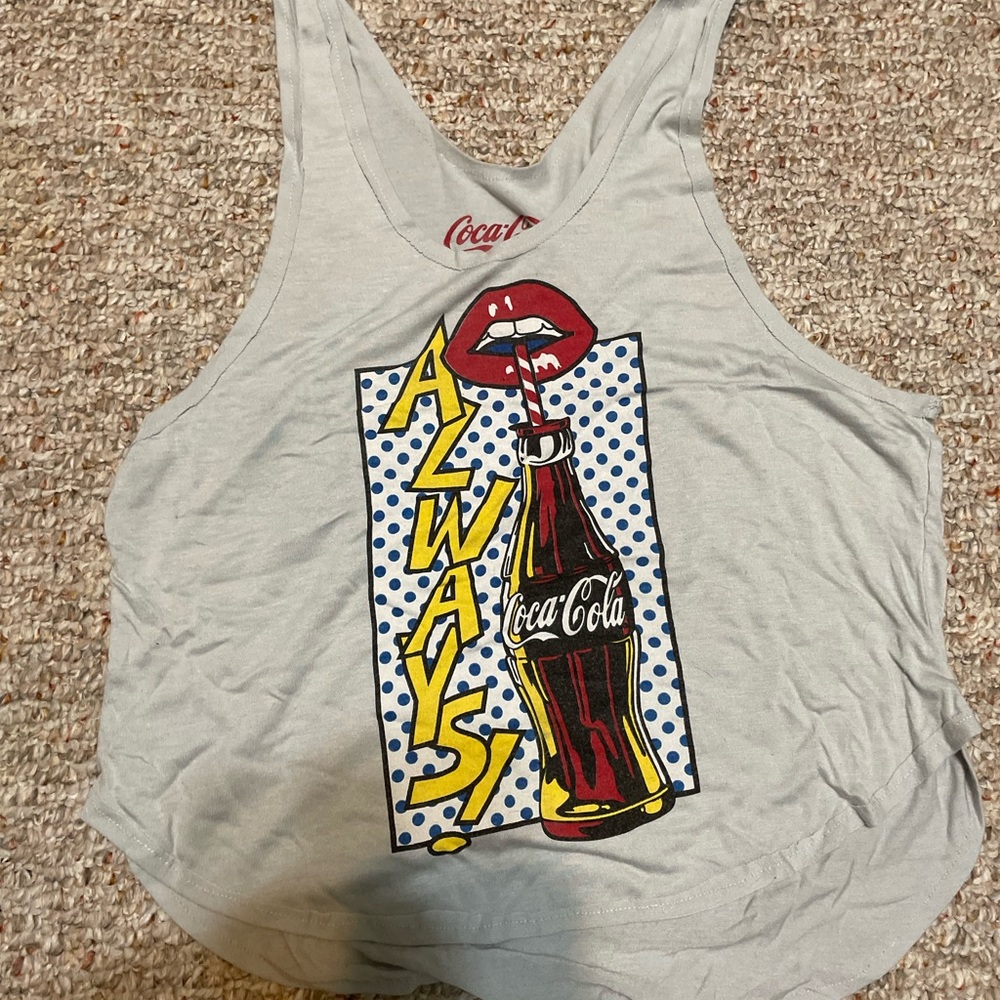 Pop art Coca Cola tank